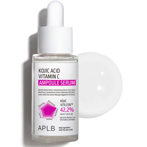 Aplb Kojic Acid Vitamin c Ampoule Serum 40ml - Korean
