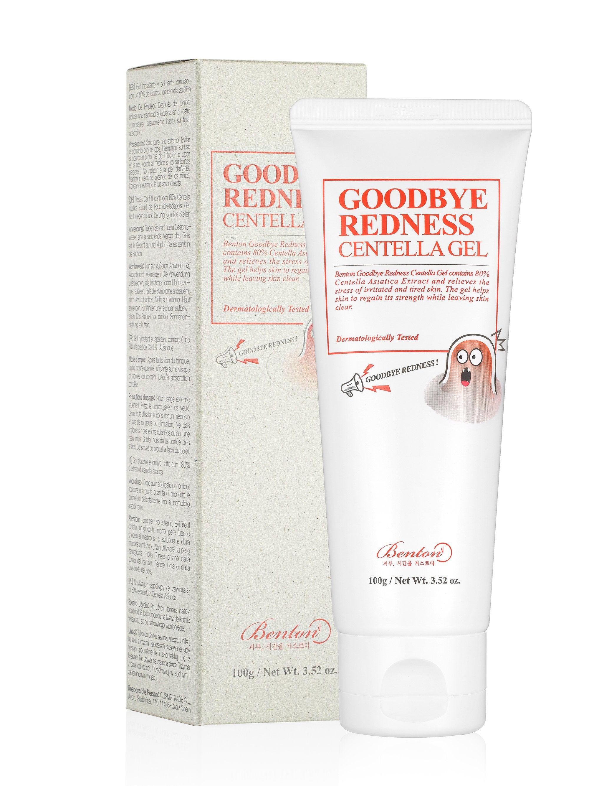 Benton Goodbye Redness Centella Gel 100g - Korean