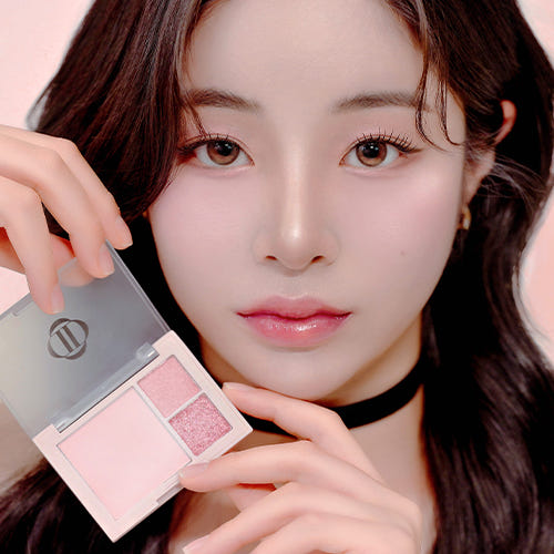 Dinto Cheek&eye Multi-use Palette 6.5g (3color) - Korean