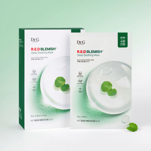 Dr.g Red Blemish Deep Soothing Mask 28g x 10ea - Korean