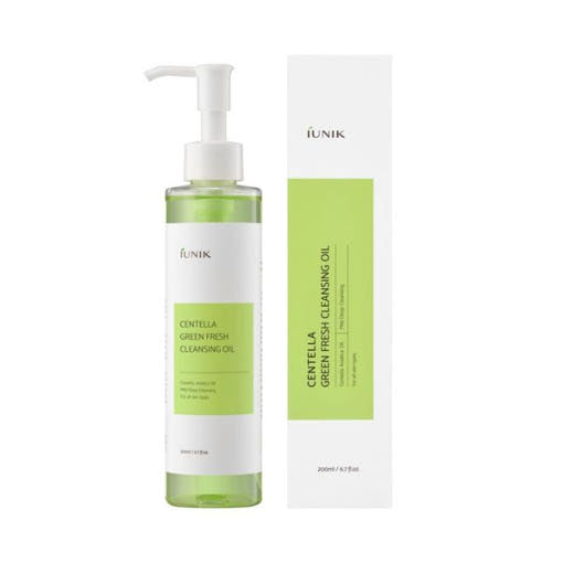 Iunik Centella Green Fresh Cleansing Oil 200ml - Korean