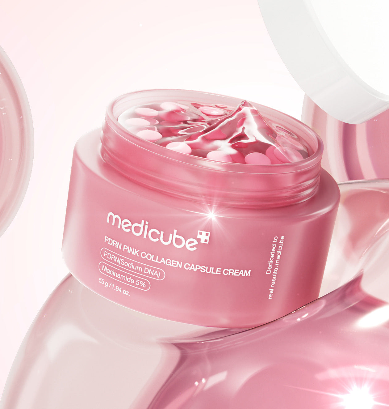 Medicube Pdrn Pink Collagen Capsule Cream 55ml - Korean