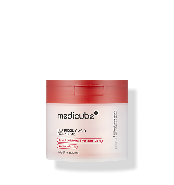 Medicube Red Succinic Acid Peeling Pad 155g/70pads - Korean