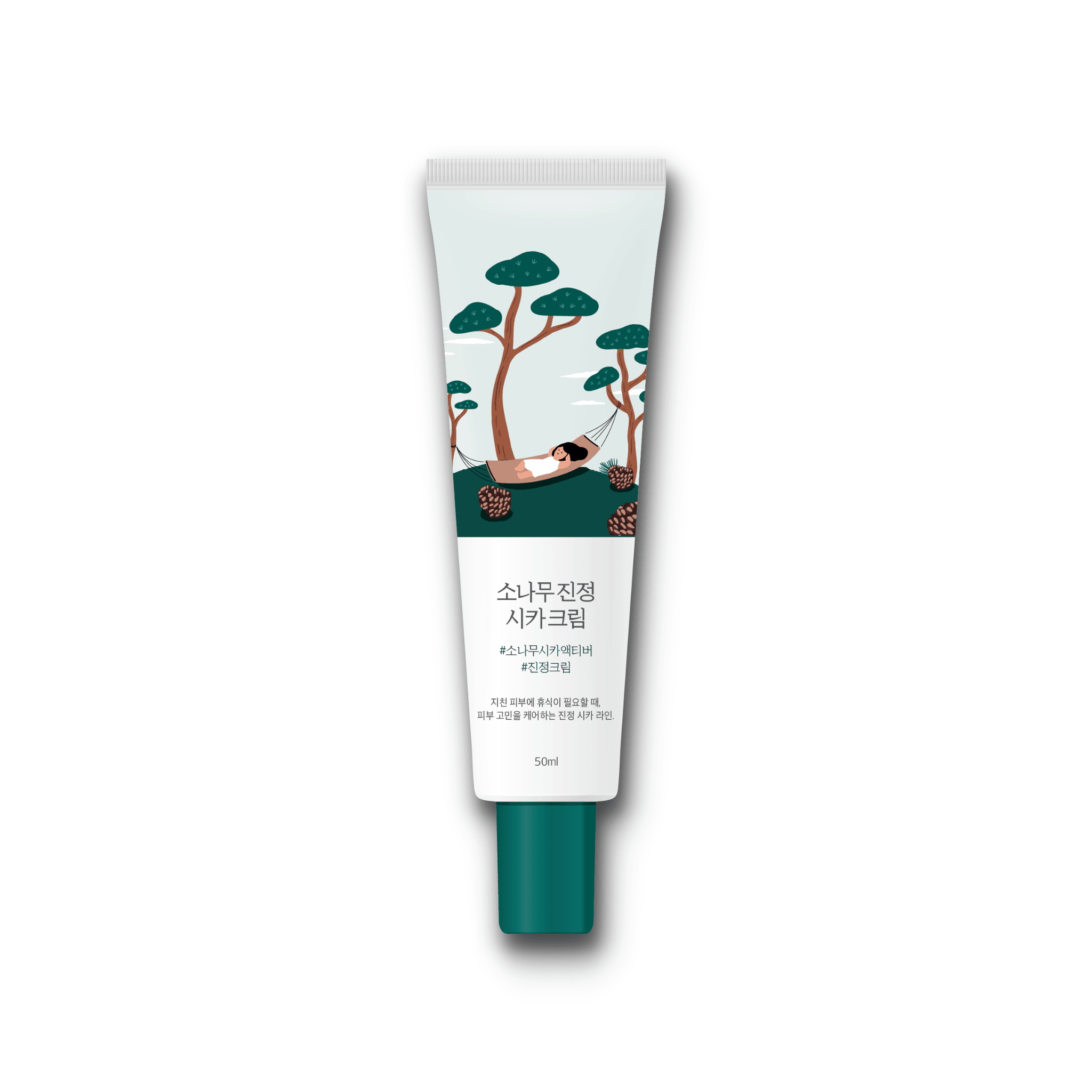 Round Lab Pine Calming Cica Cream 50ml - Korean
