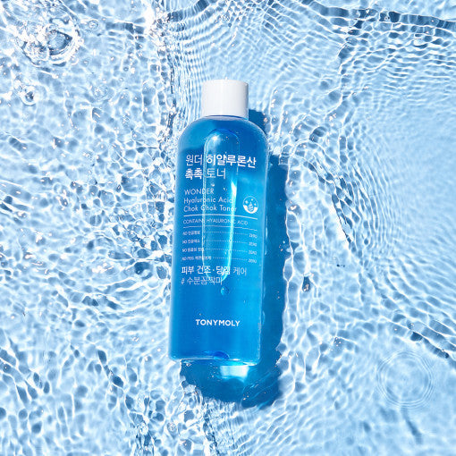 Tonymoly Wonder Hyaluronic Acid Chok Toner 500ml - Korean