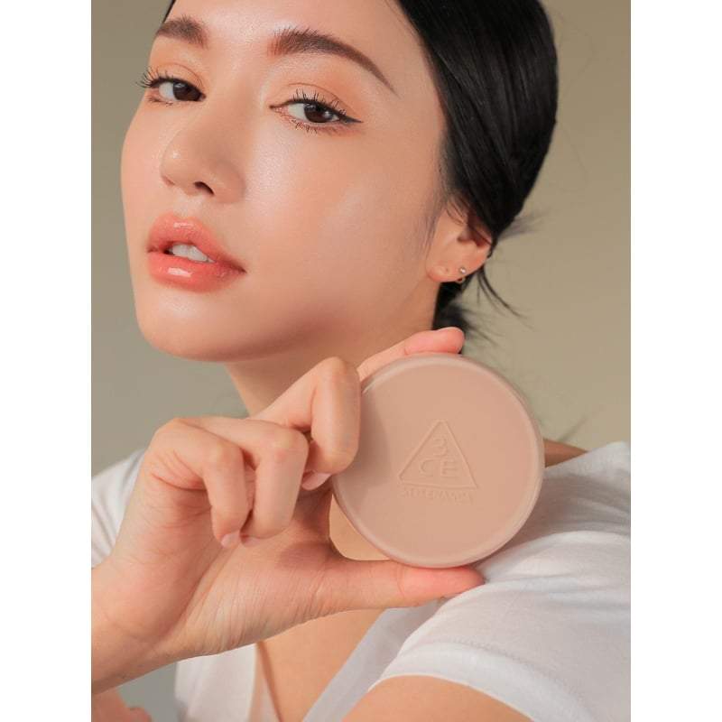 3ce Glow Cushion Foundation 15g + Refill - Korean