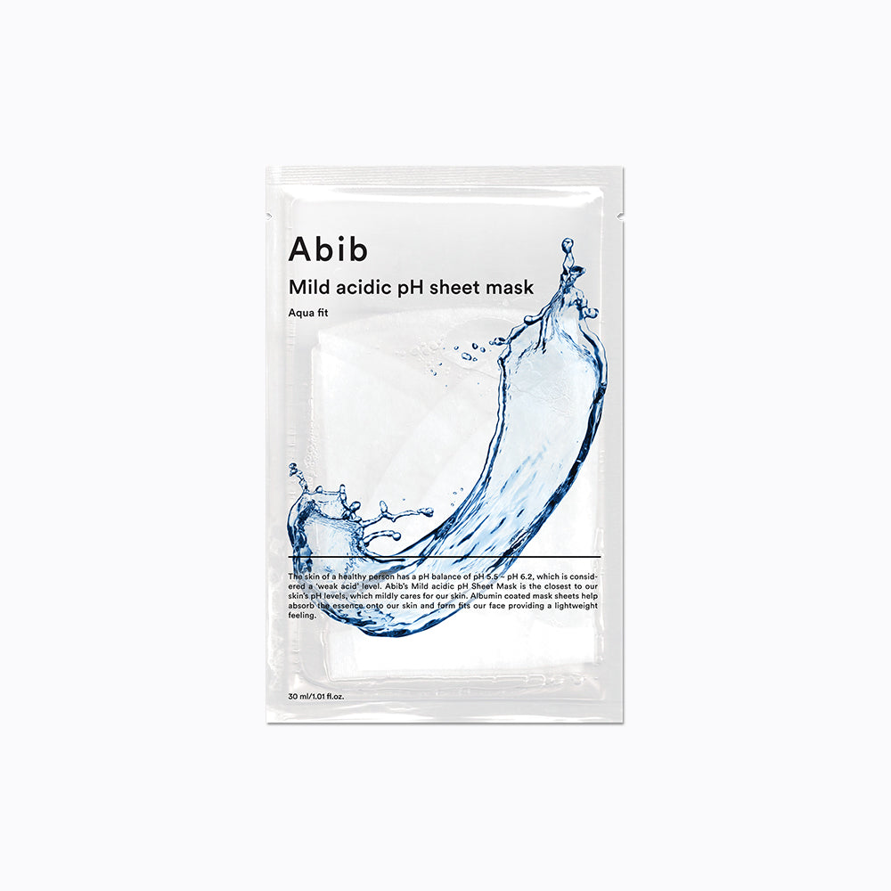 Abib Mild Acidic Ph Sheet Mask Aqua Fit 30ml x 10ea - Korean