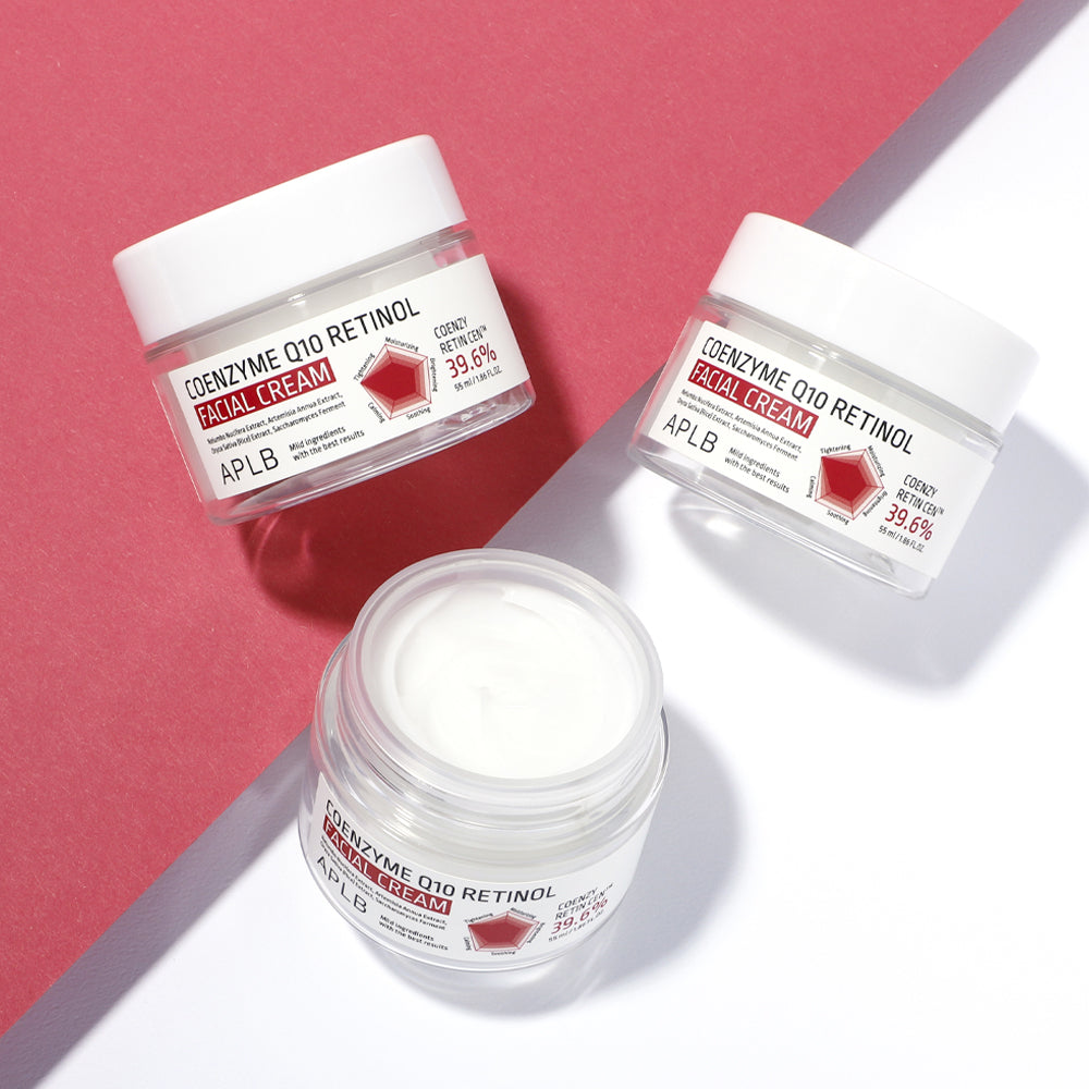 Aplb Coenzyme Q10 Retinol Facial Cream 55ml - Korean