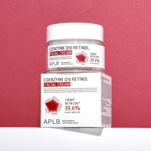 Aplb Coenzyme Q10 Retinol Facial Cream 55ml - Korean