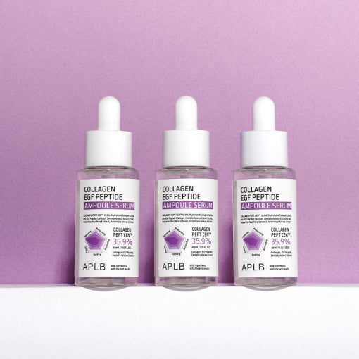 Aplb Collagen Egf Peptide Ampoule Serum 40ml - Korean