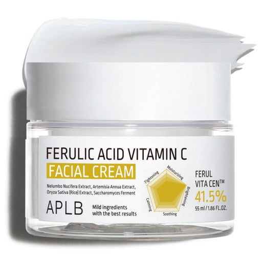 Aplb Ferulic Acid Vitamin c Facial Cream 55ml - Korean