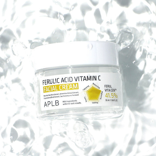 Aplb Ferulic Acid Vitamin c Facial Cream 55ml - Korean