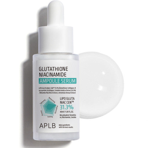 Aplb Glutathione Niacinamide Ampoule Serum 40ml - Korean