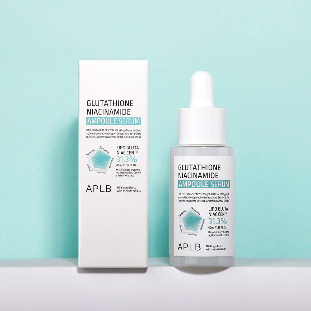 Aplb Glutathione Niacinamide Ampoule Serum 40ml - Korean