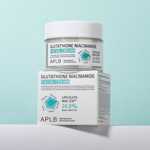 Aplb Glutathione Niacinamide Facial Cream 55ml - Korean