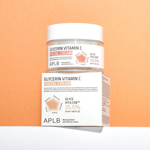 Aplb Glycerin Vitamin c Facial Cream 55ml - Korean