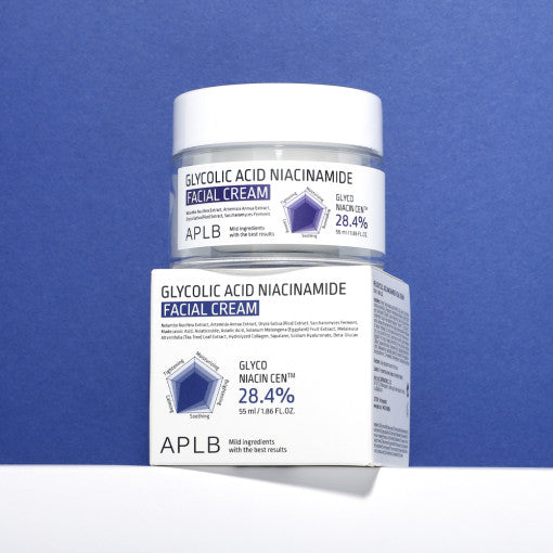 Aplb Glycolic Acid Niacinamide Facial Cream 55ml - Korean