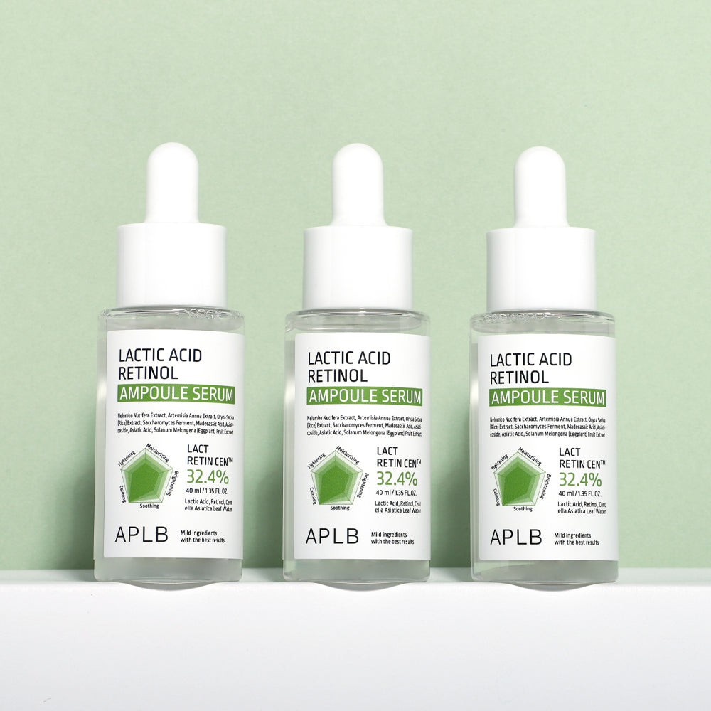 Aplb Lactic Acid Retinol Ampoule Serum 40ml - Korean