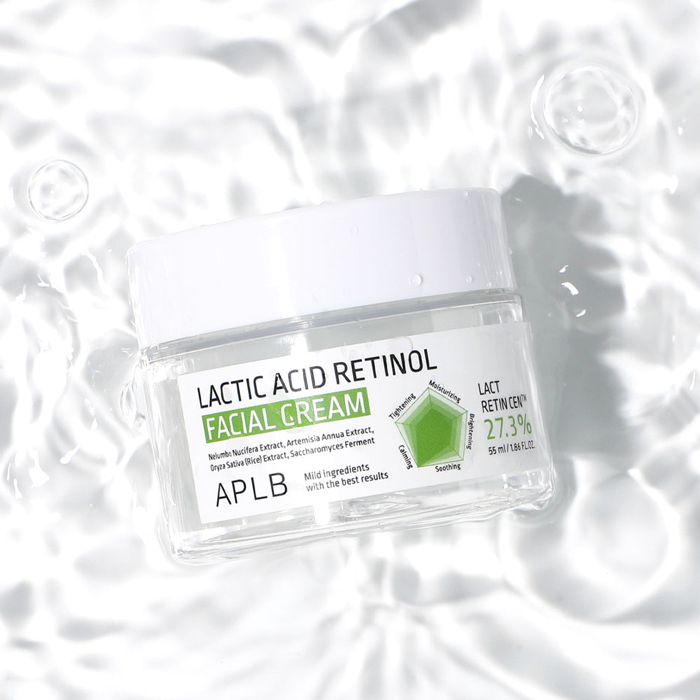 Aplb Lactic Acid Retinol Facial Cream 55ml - Korean