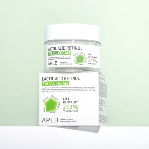 Aplb Lactic Acid Retinol Facial Cream 55ml - Korean
