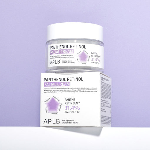 Aplb Panthenol Retinol Facial Cream 55ml - Korean