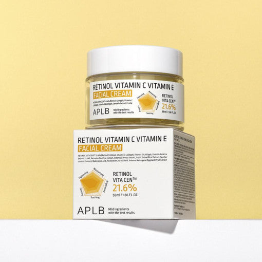 Aplb Retinol Vitamin c e Facial Cream 55ml - Korean