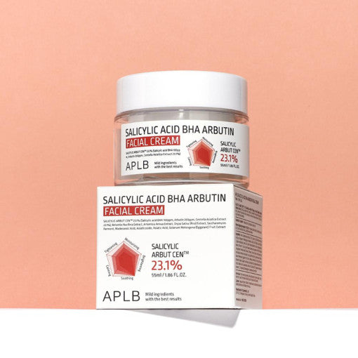 Aplb Salicylic Acid Bha Arbutin Facial Cream 55ml - Korean