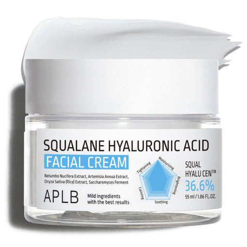 Aplb Squalane Hyaluronic Acid Facial Cream 55ml - Korean