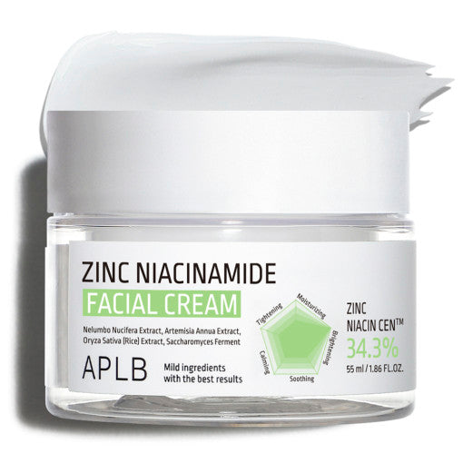 Aplb Zinc Niacinamide Facial Cream 55ml - Korean