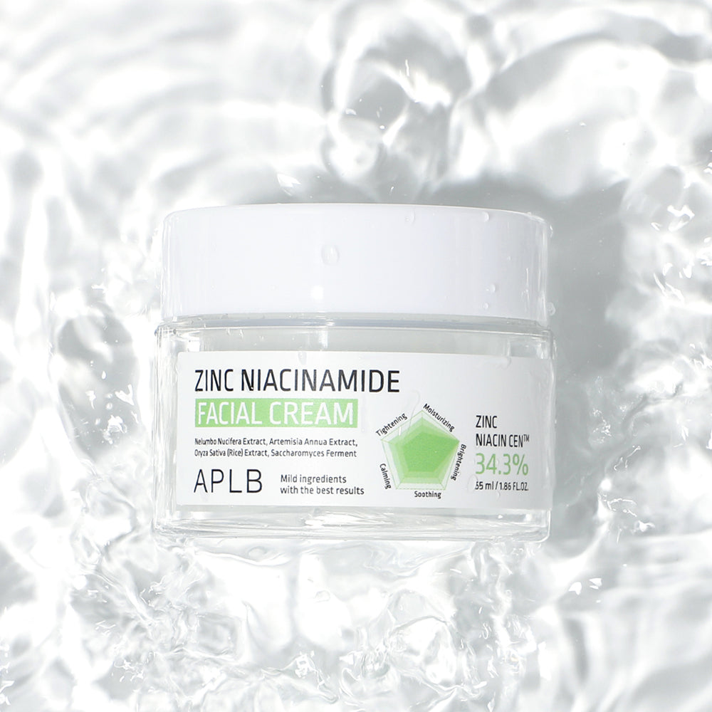 Aplb Zinc Niacinamide Facial Cream 55ml - Korean