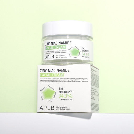 Aplb Zinc Niacinamide Facial Cream 55ml - Korean