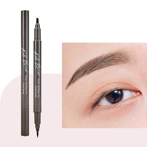 Clio Kill Brow Dual Tattoo Pen & Remover (3 Colors) - Korean