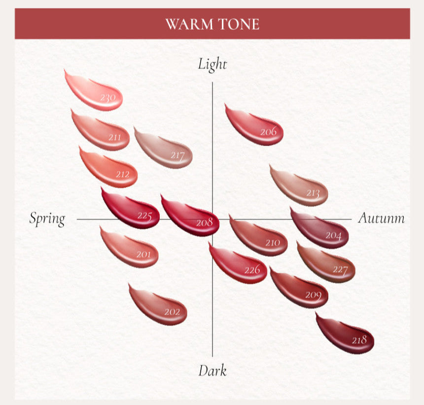 Dinto Blur-glowy Lip Tint 3.5g (30colors) - Korean