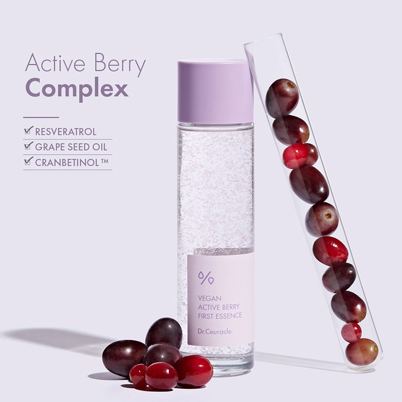 Dr.ceuracle Vegan Active Berry First Essence 150ml - Korean