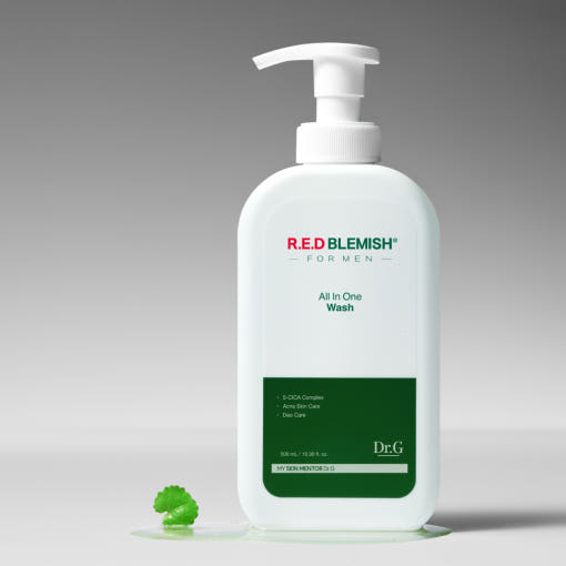 Dr.g Red Blemish for Man All in one Wash 500ml - Korean