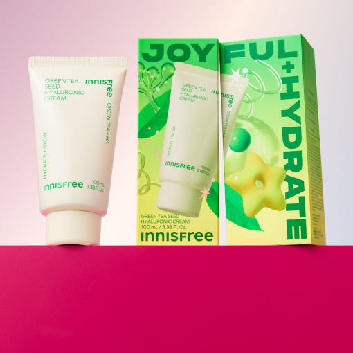 Innisfree Green Tea Seed Hyaluronic Cream 100ml - Korean