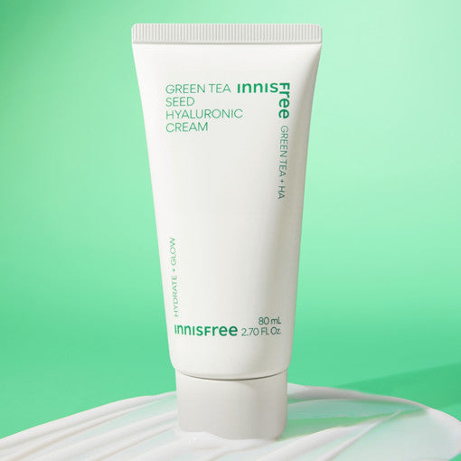 Innisfree Green Tea Seed Hyaluronic Cream 80ml - Korean