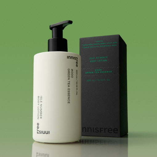 Innisfree Isle Number Body Lotion 300ml #green Tea Essence