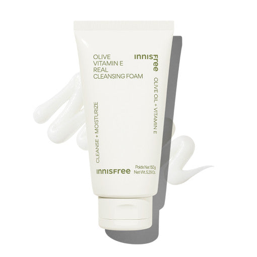 Innisfree Olive Vitamin e Real Cleansing Foam 150g - Korean
