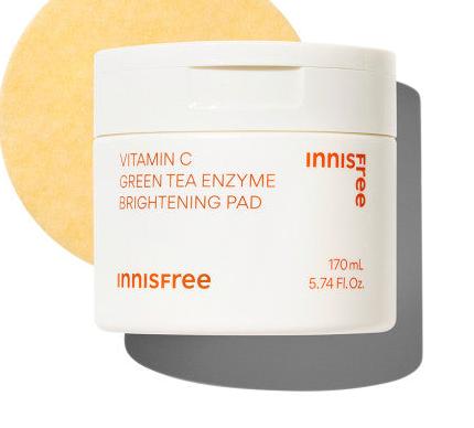 Innisfree Vitamin c Green Tea Enzyme Brightening Pad 170ml
