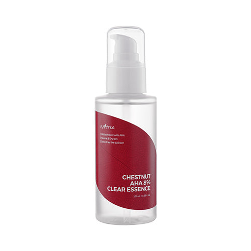 Isntree Chestnut Aha 8% Clear Essence 100ml - Korean