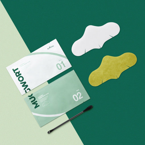 Isntree Mugwort Calming Clear Nose Pack 5p - Korean