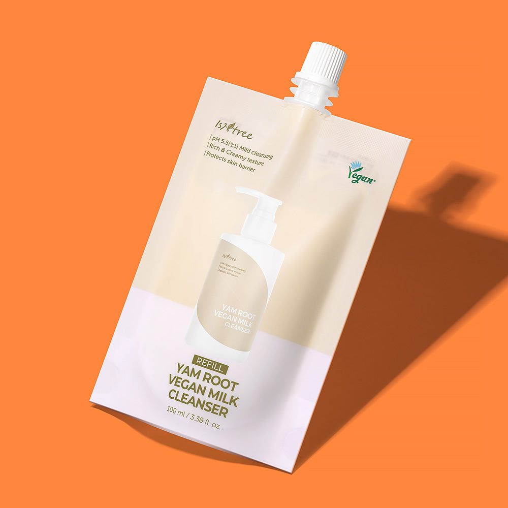 Isntree Yam Root Vegan Milk Cleanser (refill) 100ml - Korean