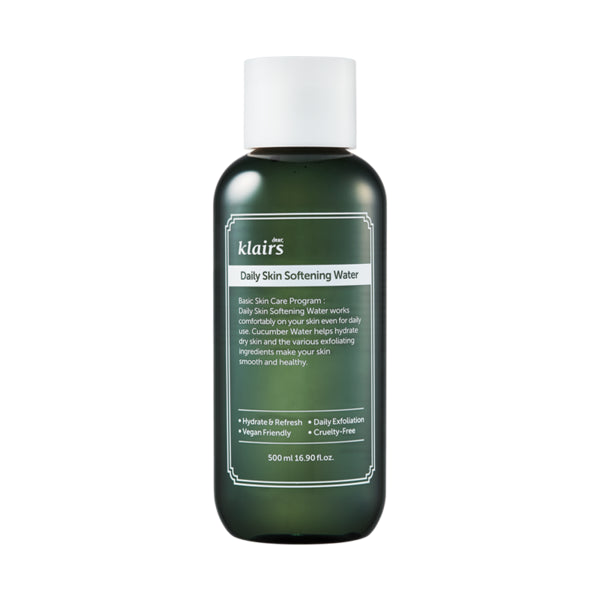 Klairs Daily Skin Softening Water 500ml - Korean