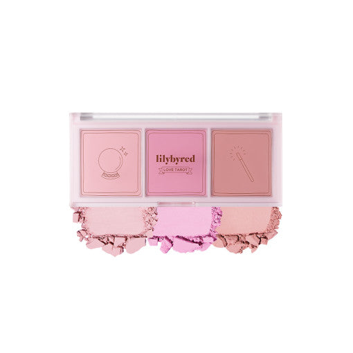 Lilybyred Love Tarot Blusher Palette #02 Wish you Cool