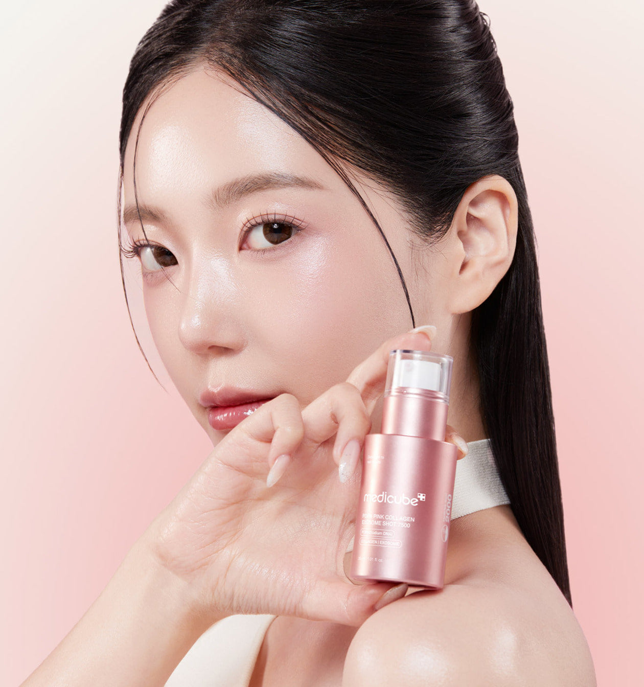 Medicube Pdrn Pink Collagen Exosome Shot 7500 30ml - Korean