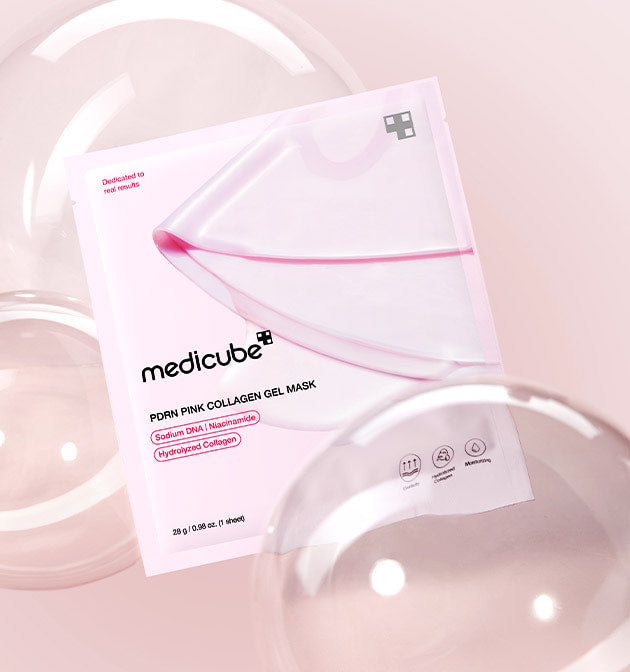 Medicube Pdrn Pink Collagen Gel Mask 28g x 4ea - Korean