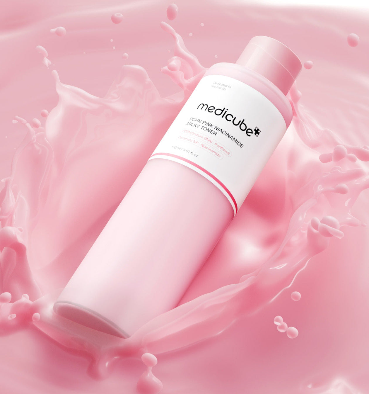 Medicube Pdrn Pink Niacinamide Milky Toner 150ml - Korean