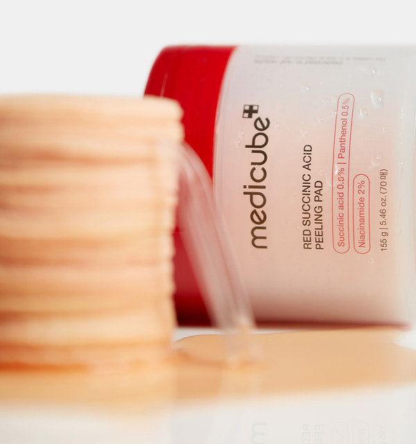 Medicube Red Succinic Acid Peeling Pad 155g/70pads - Korean