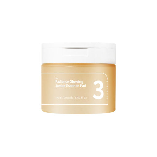 Numbuzin No.3 Radiance Glowing Jumbo Essence Pad 70p